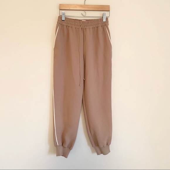 Artizia Wilfred Buffon Pant Crepe Joggers Pink XS - Picture 10 of 12